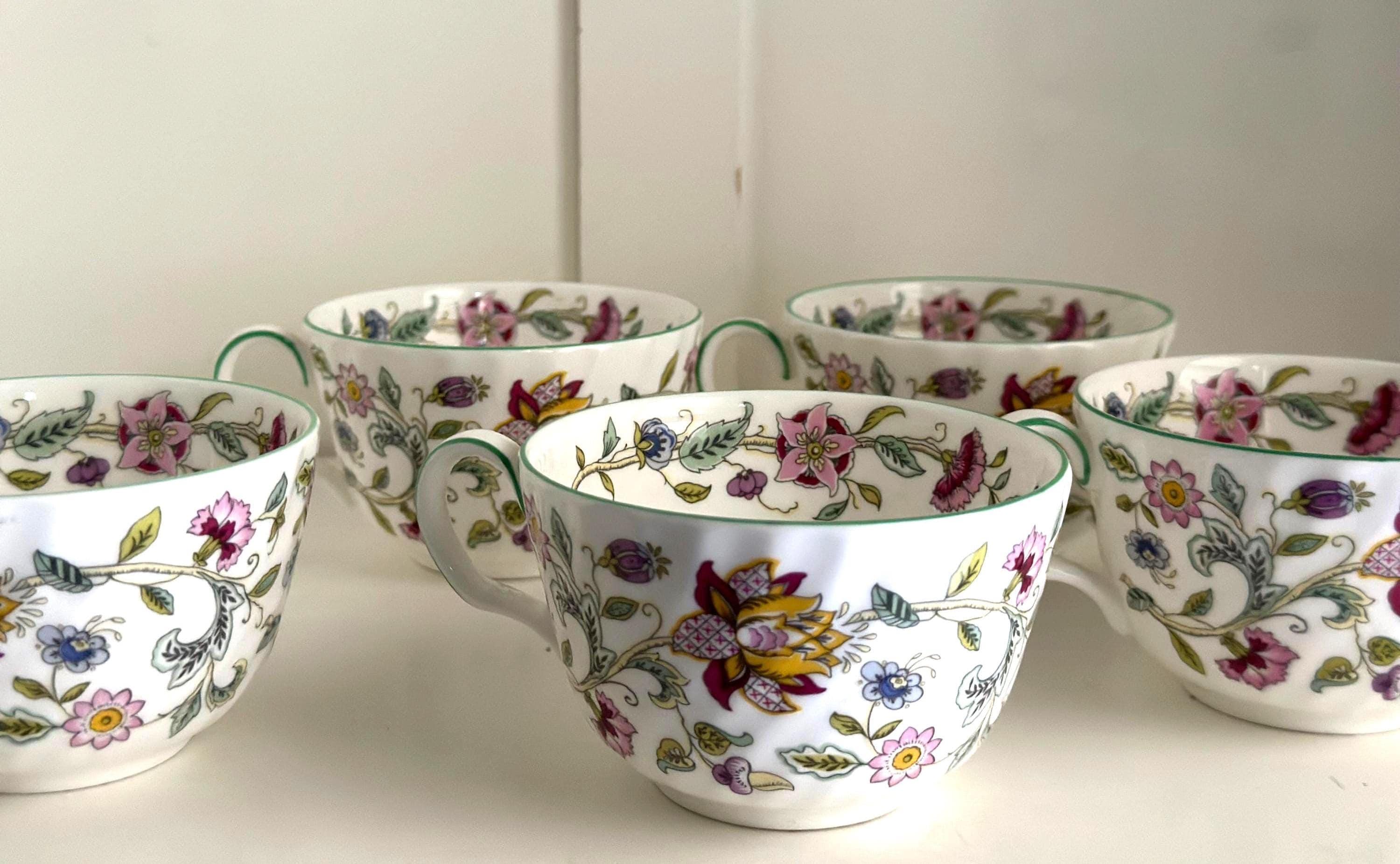 1860年代〜　オールドミントン　デンマーク　オクトゴナル　ディナー皿　※補修有 1860年代〜 オールドミントン デンマーク オクトゴナル ディナー皿