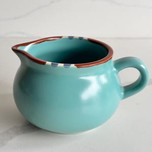 Dansk Mesa Turquoise Creamer, Southwest Serverware for Coffee/Tea