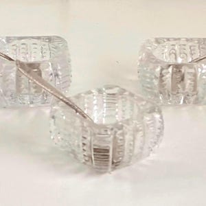 Vintage Salt Cellar Set, Westmoreland Lady Hilton Sterling Silver Salt Spoon with Cambridge Crystal Dip