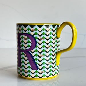Anthropologie Parker R-monogrammok, paardenmotief paardensportcadeau afbeelding 3