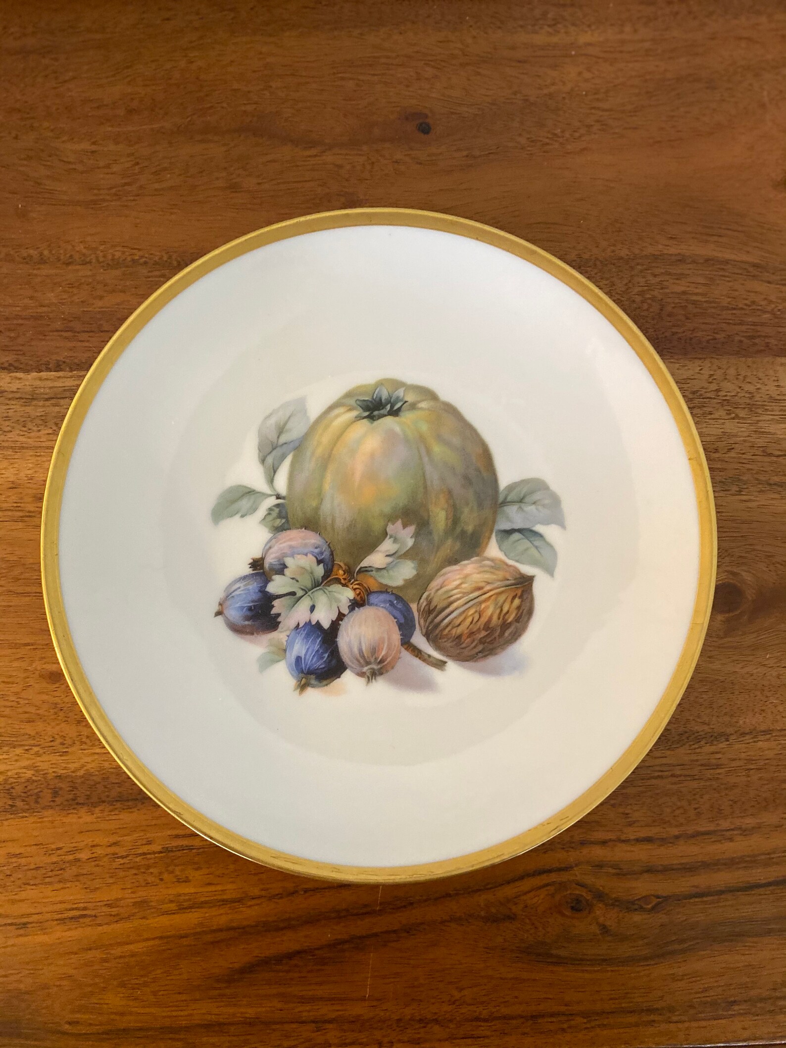 Puls Czechoslovakia Gilded Fine China Fruit and Nut Plates Etsy