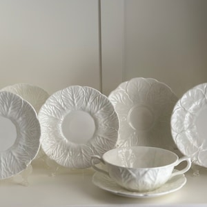 Vintage Coalport Countryware Bone China: Soup Bowl, Saucer, Bread Plate