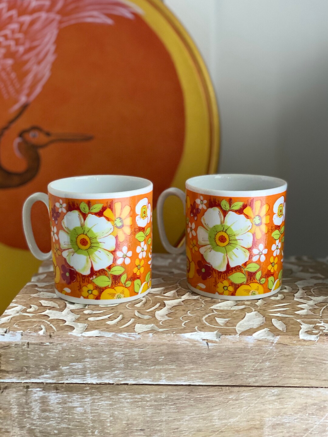 Homescapes Copriteiera Retro Flower Design - Scalda Teiera In Cotone 100% Con Imbottitura - Accessorio Teatime Per Tisane E Infusioni