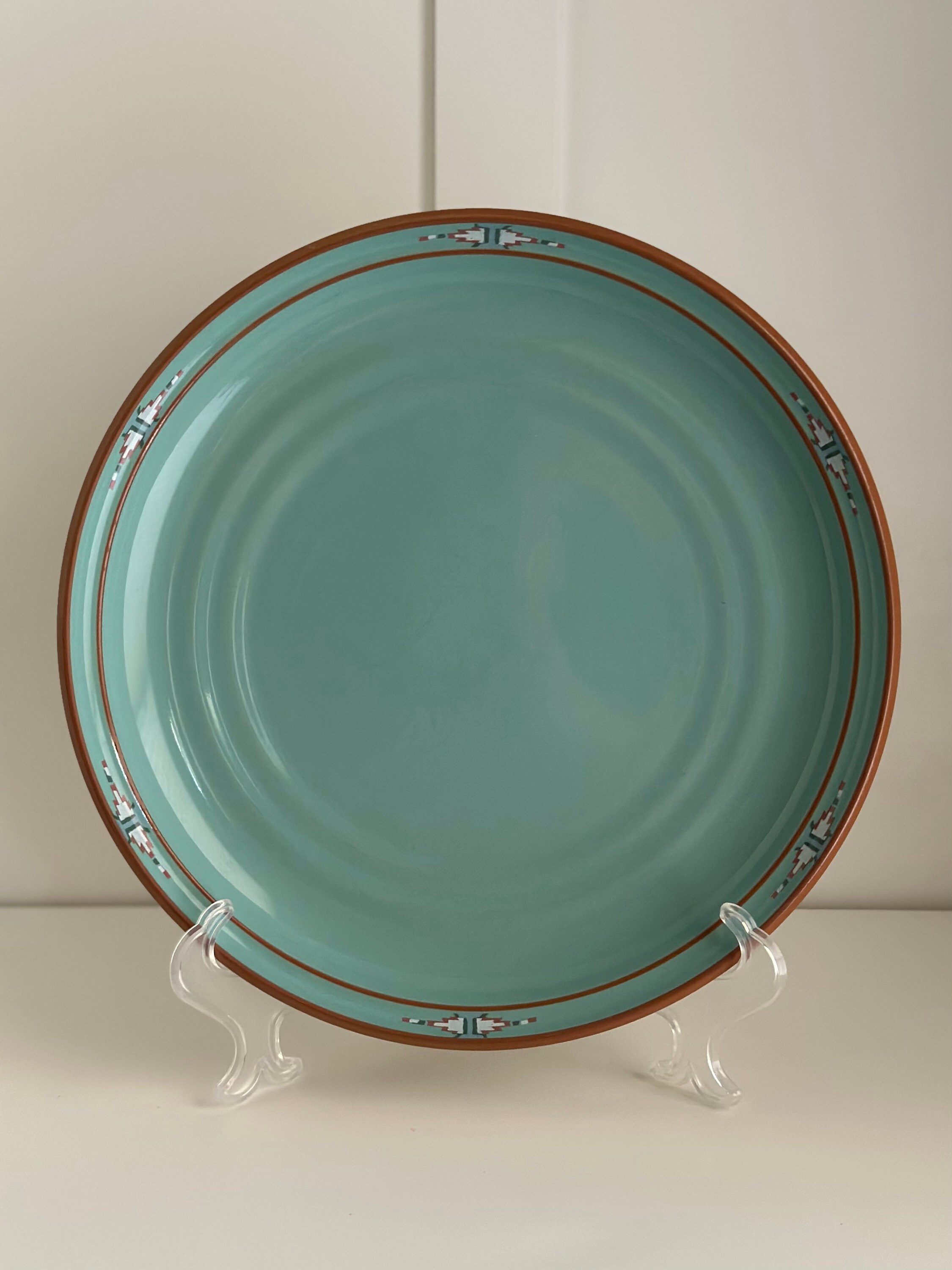 Noritake STONEWARE BOULDER RIDGE 皿 11枚 Noritake Boulder Ridge Salad Plate | Turquoise Southwest