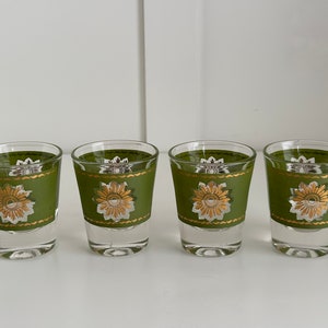 Vintage Federal Glass Sunburst Rumpus Shot Glass Set in Original Box - Mid-Century Modern Barware