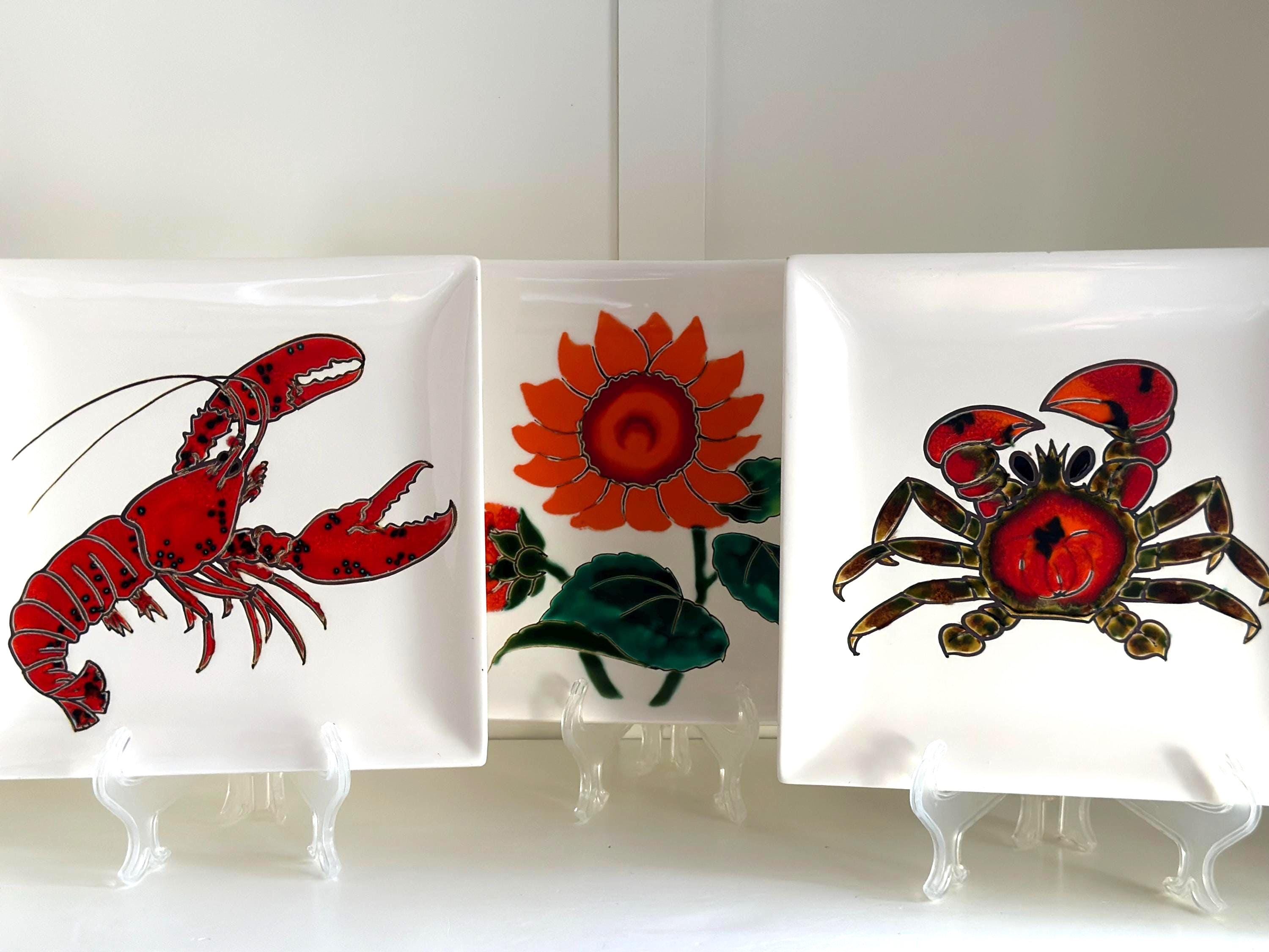 Vintage lobster plate - Etsy 日本