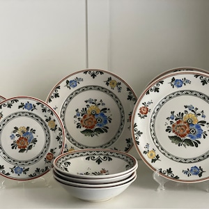 Villeroy & Boch Alt Amsterdam Dinnerware: Salad Plate, Bread Plate, Cereal Bowl - Individual Pieces