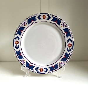 Prato de Jantar Blue Ridge Southwest - Design Geométrico Inspirado pelos Nativos Americanos da International