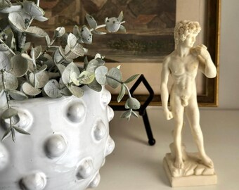 ミニチュアミケランジェロのダビデ像レプリカ：人工大理石の棚装飾像