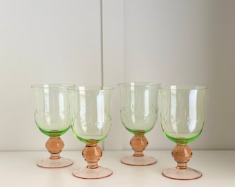 Vintage Pfaltzgraff Napoli Etched Ice Tea Goblet - Elegant Entertaining Glassware