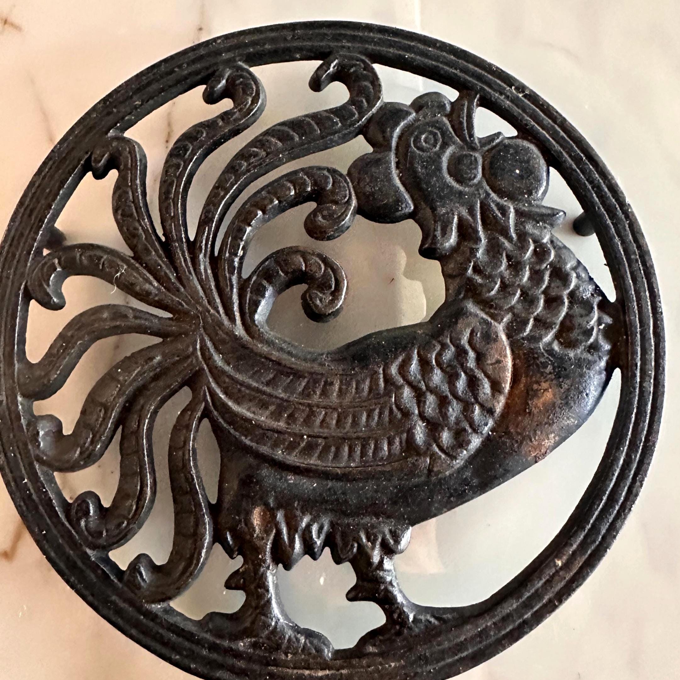 Dessous de plat en fonte avec coq - Bonne et Plus