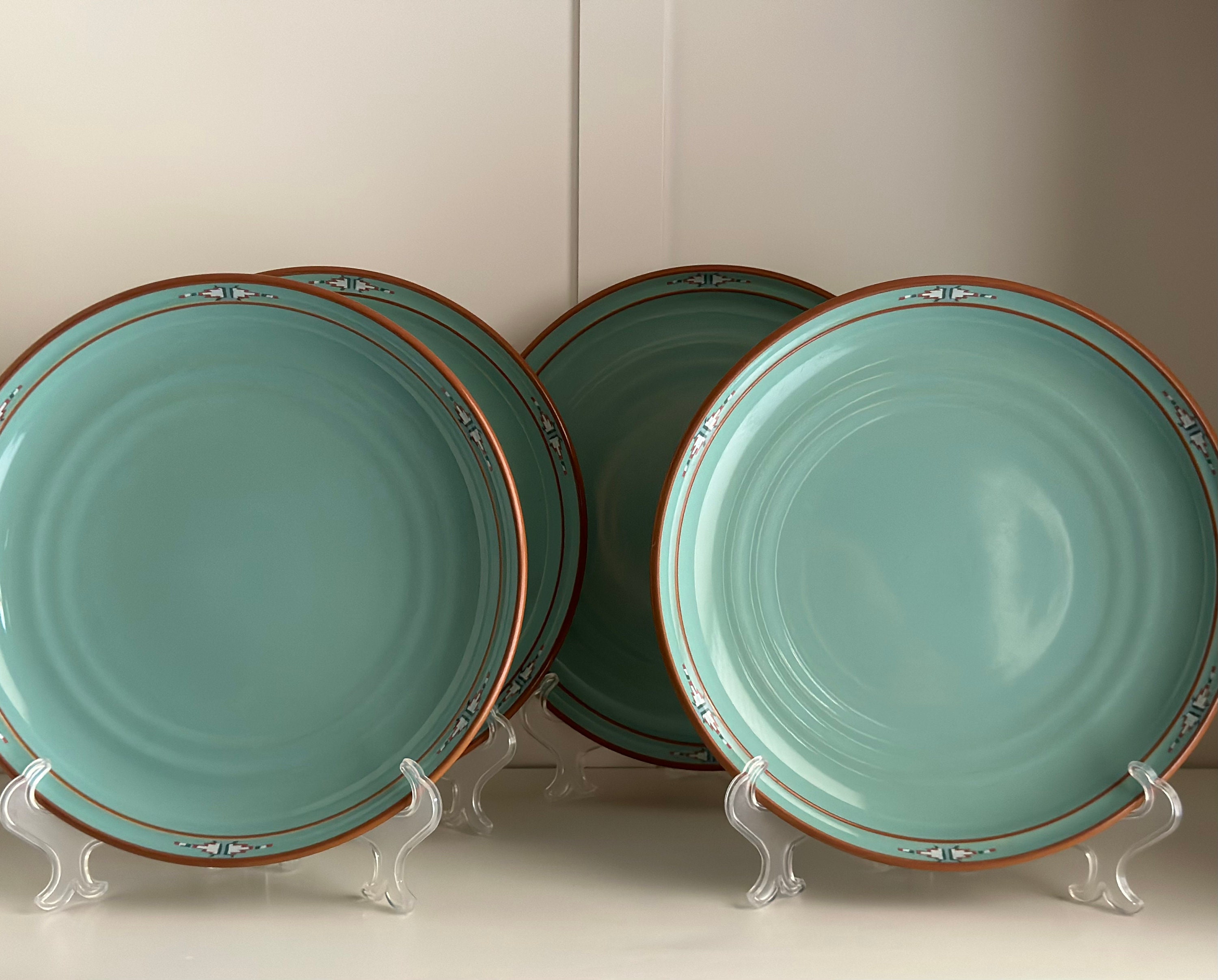 Noritake Boulder Ridge Salad Plate | Turquoise Southwest