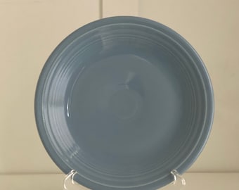 Piatto Fiestaware Periwinkle vintage: fuori produzione dopo l'86, ideale per cena o insalata per collezionisti