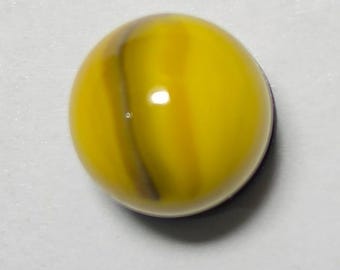 Peltier National Line Rainbo Bumblebee Vintage Glazen Marmer 0,60" — Verzamelbaar Glazen Marmer JM-008