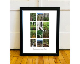 Appalachian Trails Poster (16x20 print) Pictures of different states