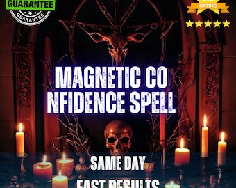 Magnetic Confidence Spell – Charisma, Self-Esteem, Personal Magnetism, Bold Energy & Empowerment Ritual