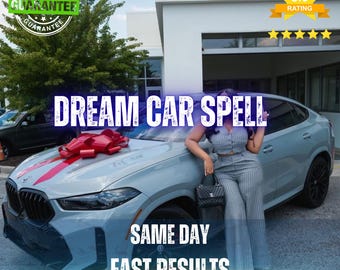 Droomauto-spreuk – Manifestatie van een voertuig, financiële kansen, energie van een nieuwe auto, succes en positieve impuls-ritueel
