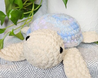 Flippy the Happy Turtle - crochet turtle