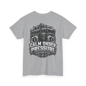 Calm Under Pressure Correctional Officer Tee | American Flag Pocket