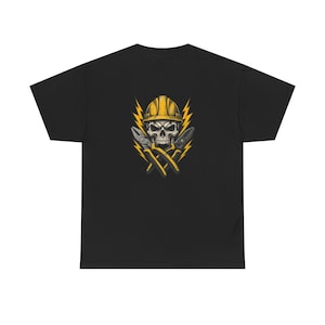 Wired Different Skull Electrician Tee | Built For The Current, Wiring Trades