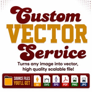 Convert Image to Vector | Png, Jpg to Svg, Logo Vectorization, Image to Vector, Custom Vector Tracing, AI EPS PDF
