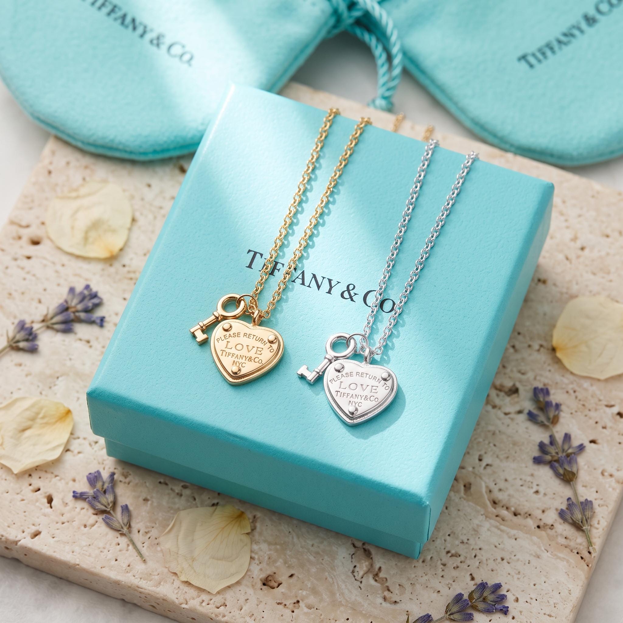 Heart lock tiffanys - Etsy 日本