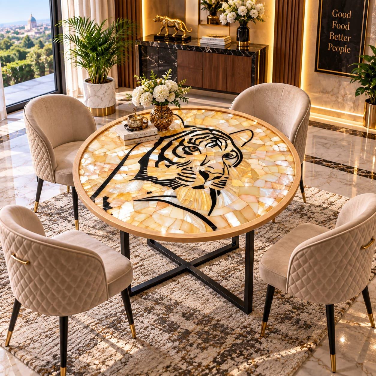 Mosaik couchtisch