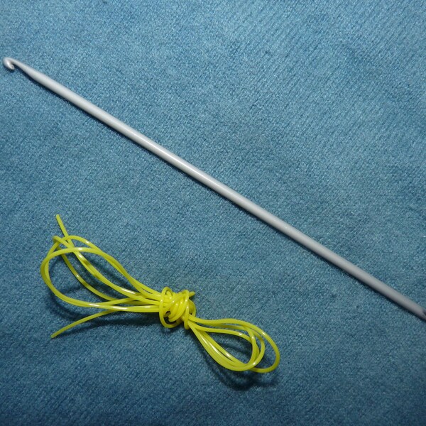 3 mm aluminum hook for knooking and locker hooking