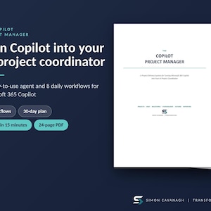Microsoft Copilot Project Management Toolkit