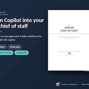 Microsoft Copilot Chief of Staff Guide