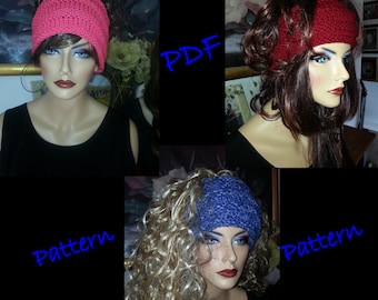 Basic Knitted Earwarmer Headband Headwrap PDF Pattern