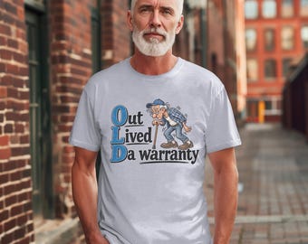 Camiseta divertida para hombre mayor, regalo para abuelo, camiseta humorística para abuelo