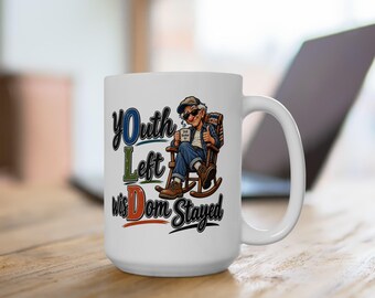 Regalo divertido para el abuelo, taza con humor para abuelos, humor para adultos mayores