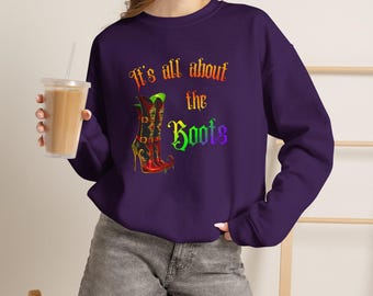 Women's Halloween Sweatshirt, Funny Shoe Lovers shirt, Shoe Lover Gift