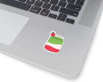 Strawberry Matcha Drink Sticker | Coffee Shop Drink | Spring Drink Sticker | Iced Drink Sticker | Matcha Lover Sticker