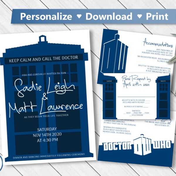 Doctor Who Party - Etsy