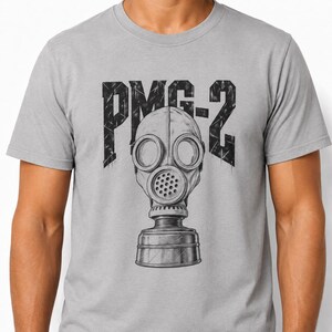 PMG-2 Vintage Gas Mask Shirt | Military History Steampunk Tee