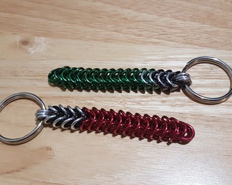 Light Saber Chainmaille Keychain