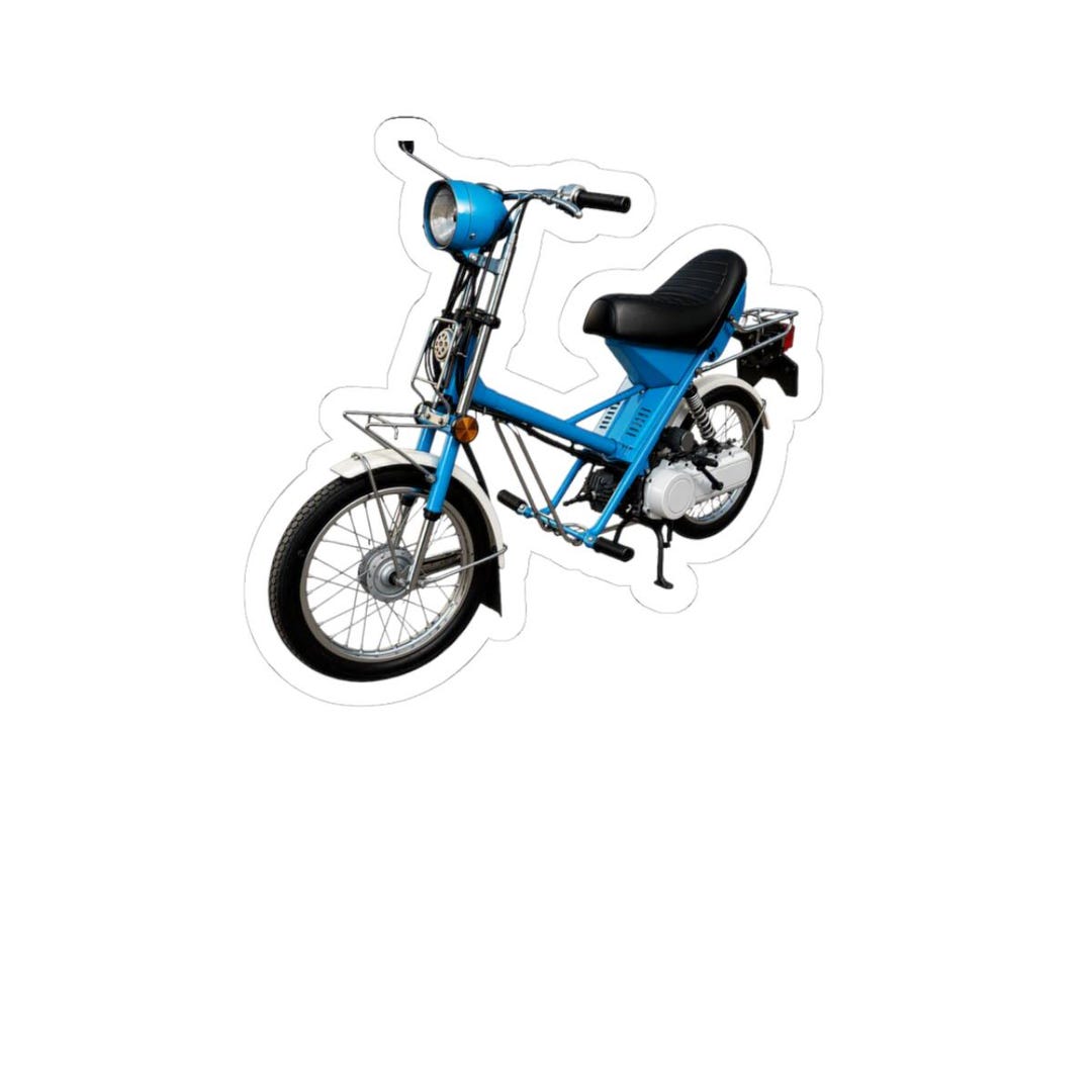 Moped Kiss-Cut Stickers
