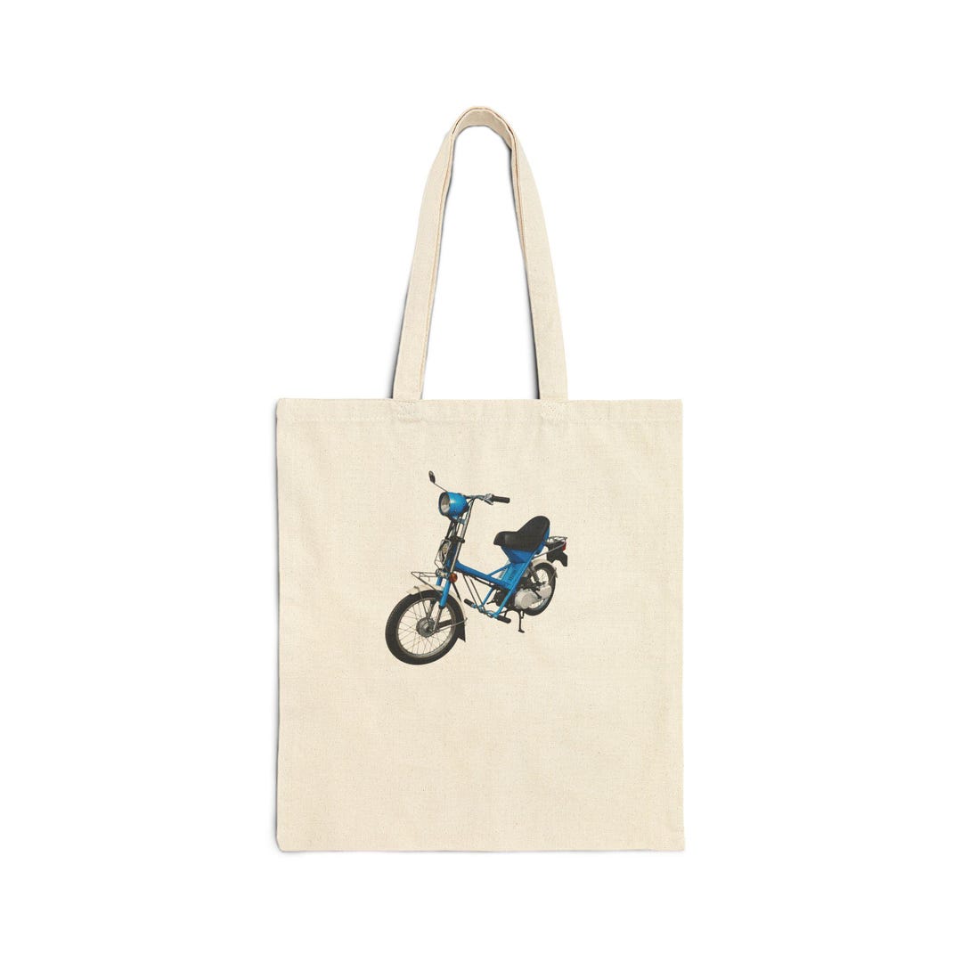 Moped Canvas Tote