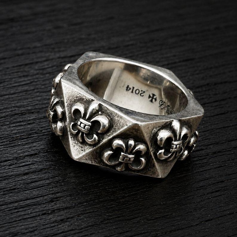 Chrome hearts ring - Etsy 日本