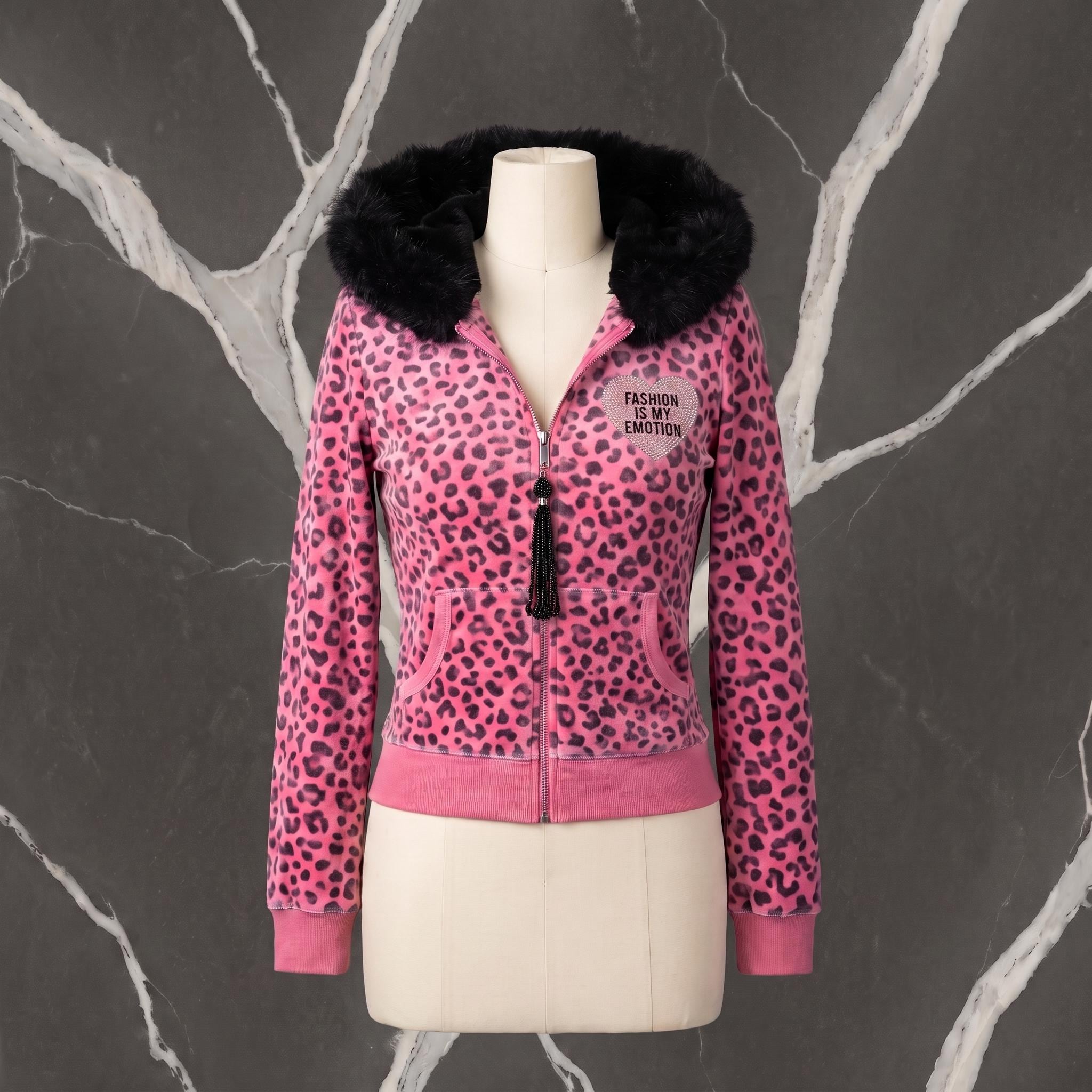 Y2k Leopard Jacket - Etsy