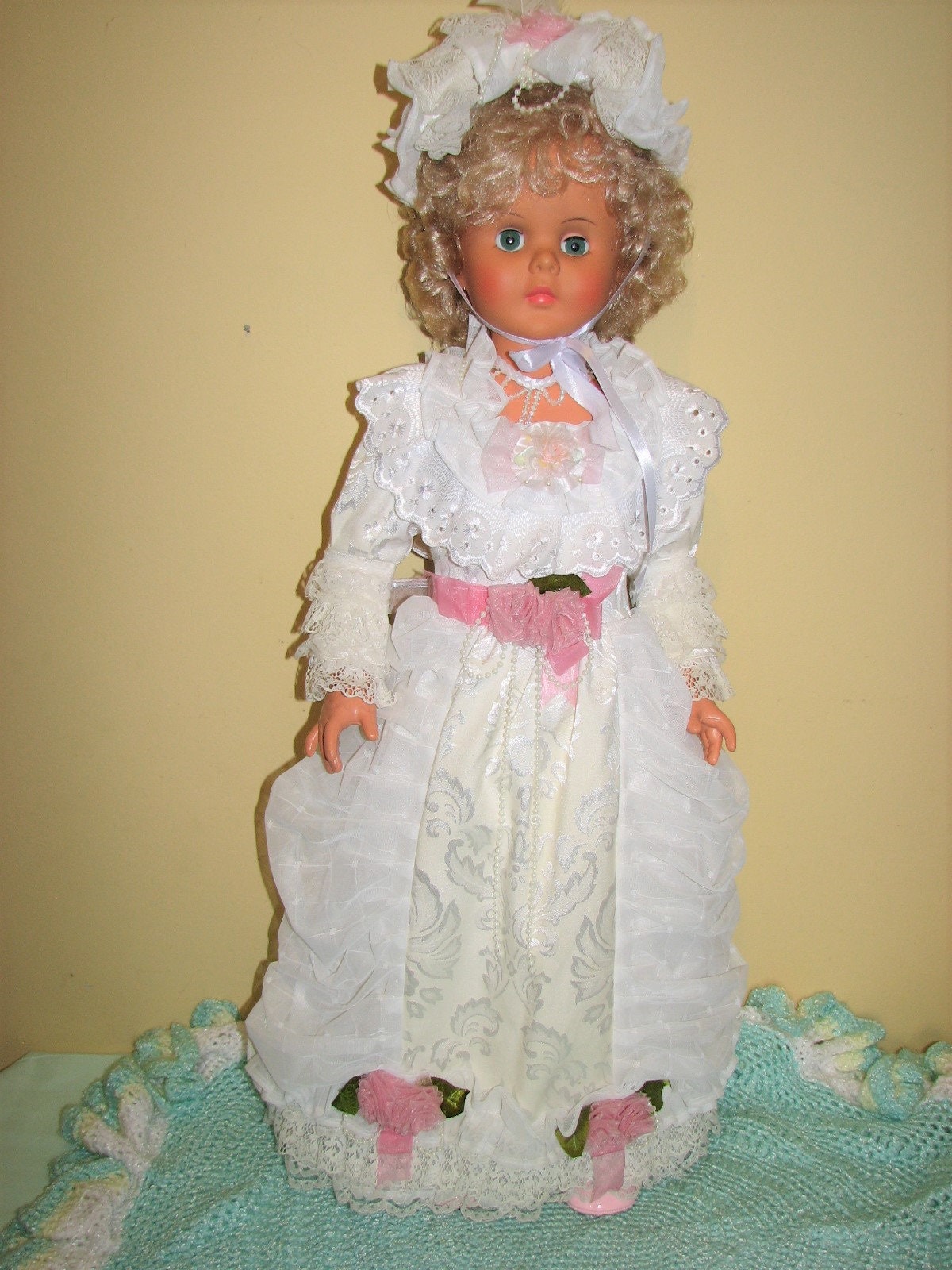 Vintage 32 poupée de style victorien avec robe de | Etsy