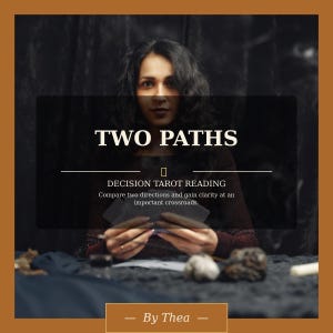 Tarot-Lesung zur Entscheidungsfindung, die Ihnen hilft, zwischen zwei Wegen zu wählen