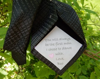 Your Necktie Personalized Wedding Tie Father of the Bride Groom Father's Day