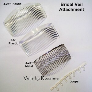Custom Fingertip Length Chiffon Wedding Veil Made to Order 1 Tier Pencil image 10