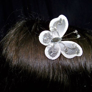 Butterfly Comb Butterfly Hair Accessories Bridal Combs image 1