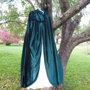Hooded Velvet Cape for Winter Weddings Holiday Parties