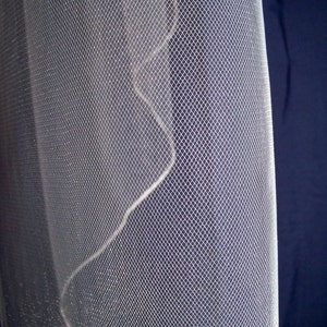 Custom Long Royal Cathedral Length Wedding Veil Made to Order 1 Tier Pencil image 4