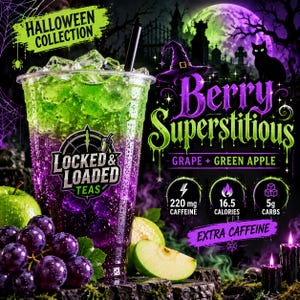 Té Berry Superstitious de manzana y uva — Colección Halloween - Paquete de 10